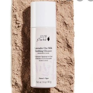 100% pure lavender milk soothing cleanser
